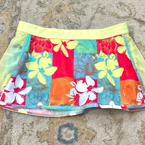 🏃‍♀️Brooks,What A Design!Athletic & Running Skort,Banding Around Thighs, EUC, L - Picture 1 of 9